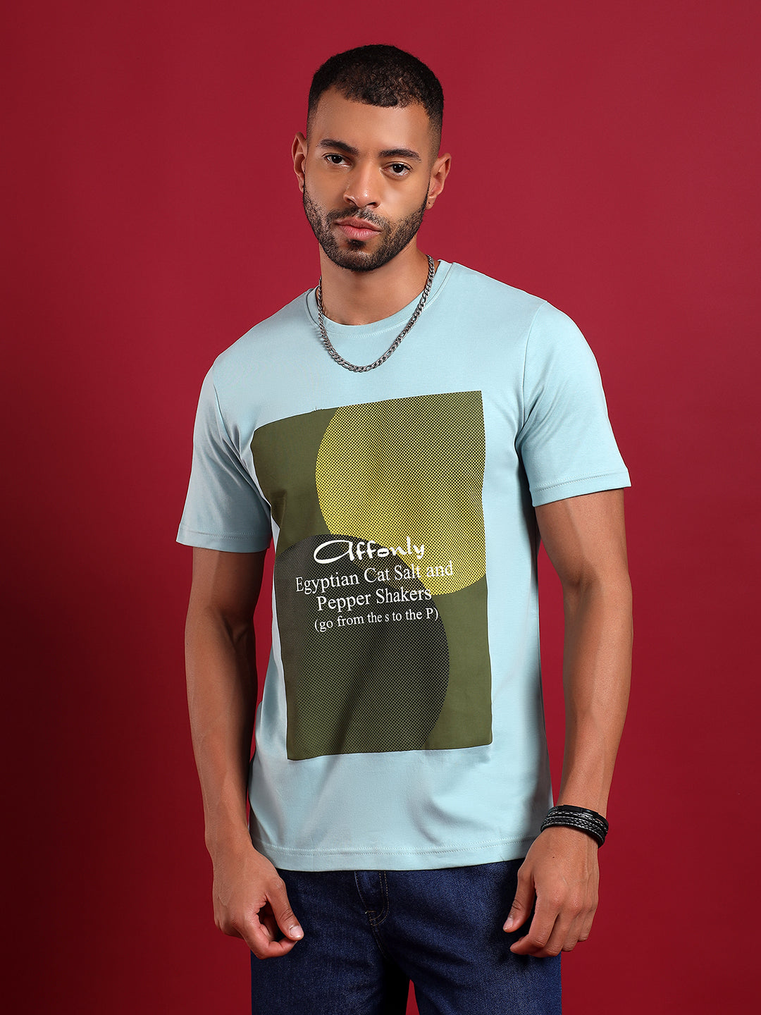 Erigo MechArt Graphic Light Sky Blue T-shirt