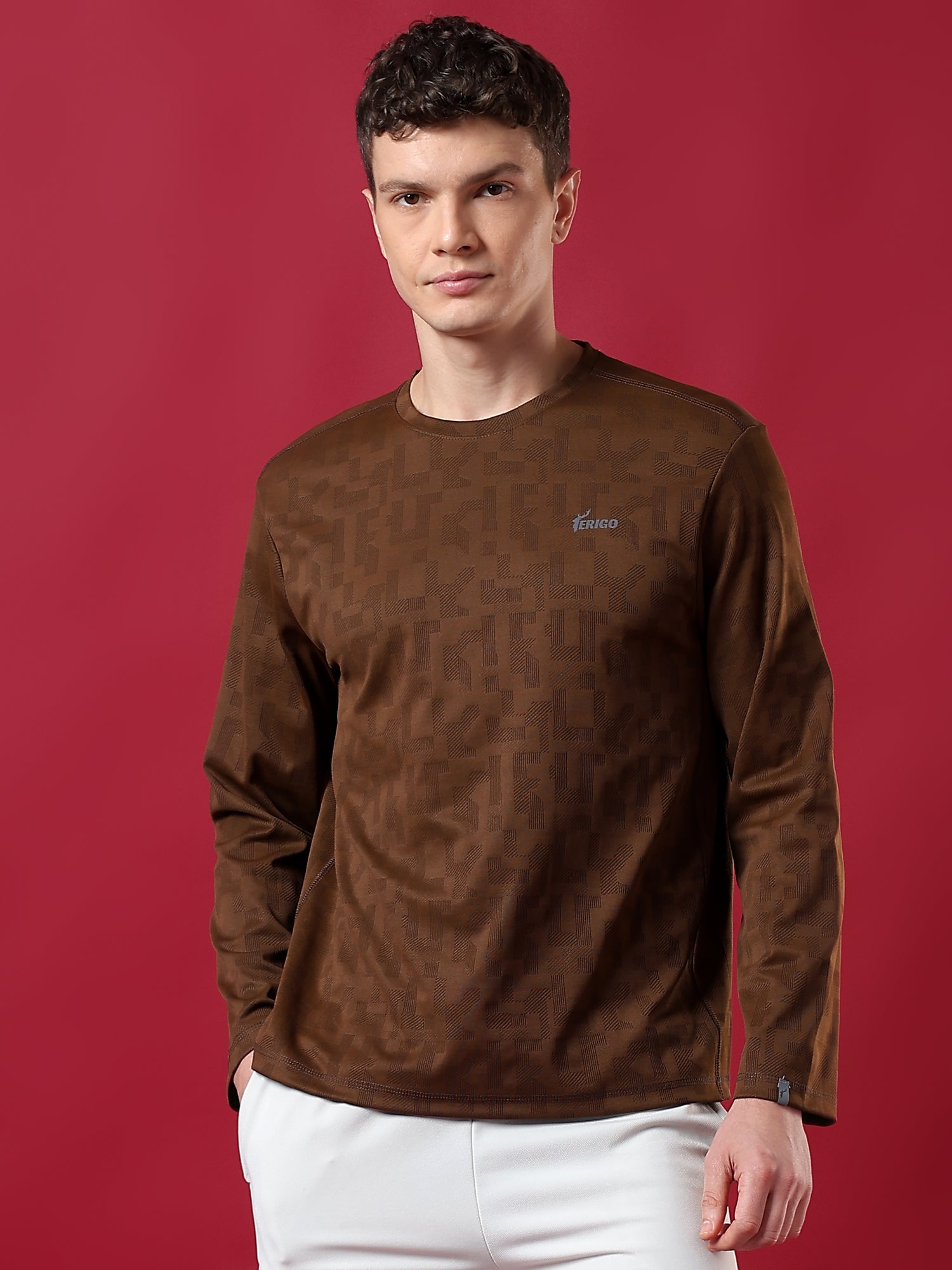 ErigoSport Beige Brown T-shirt