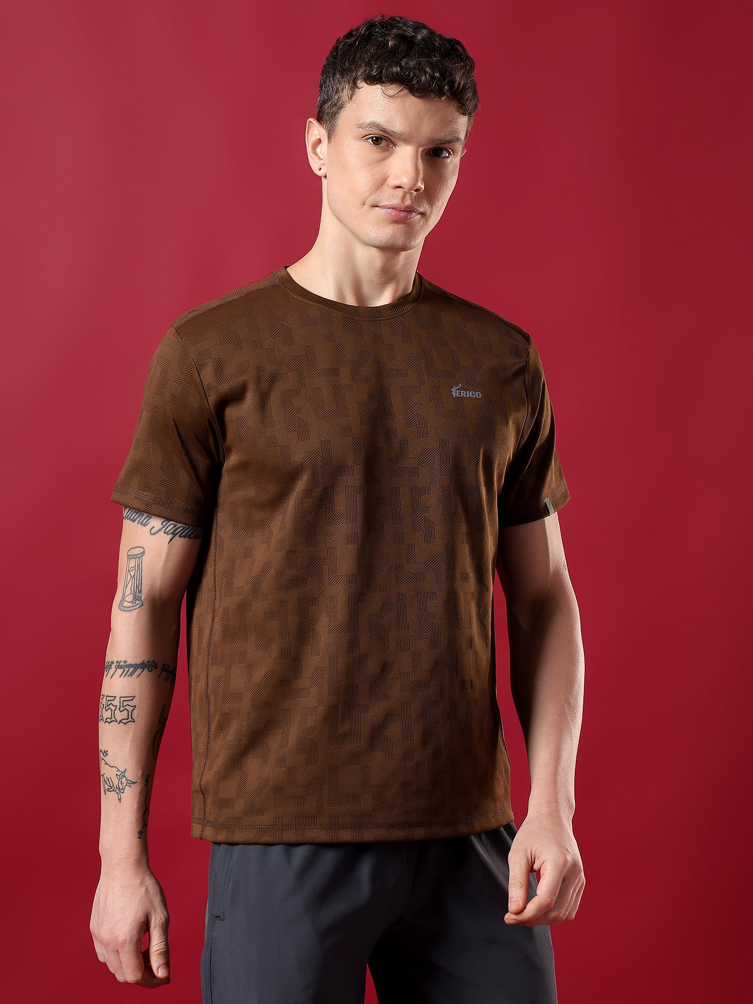 ErigoSport Beige Brown T-shirt