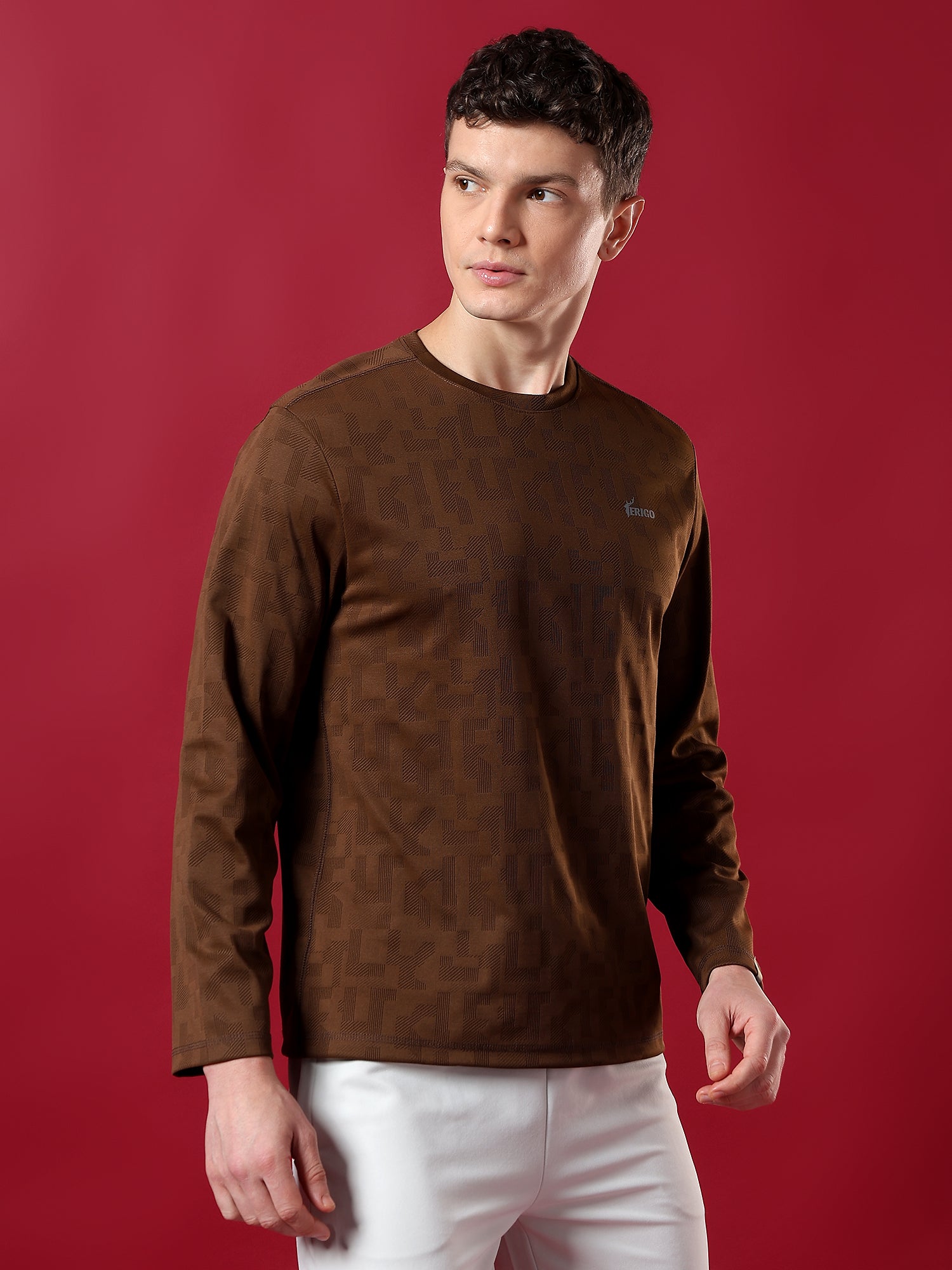 ErigoSport Beige Brown T-shirt