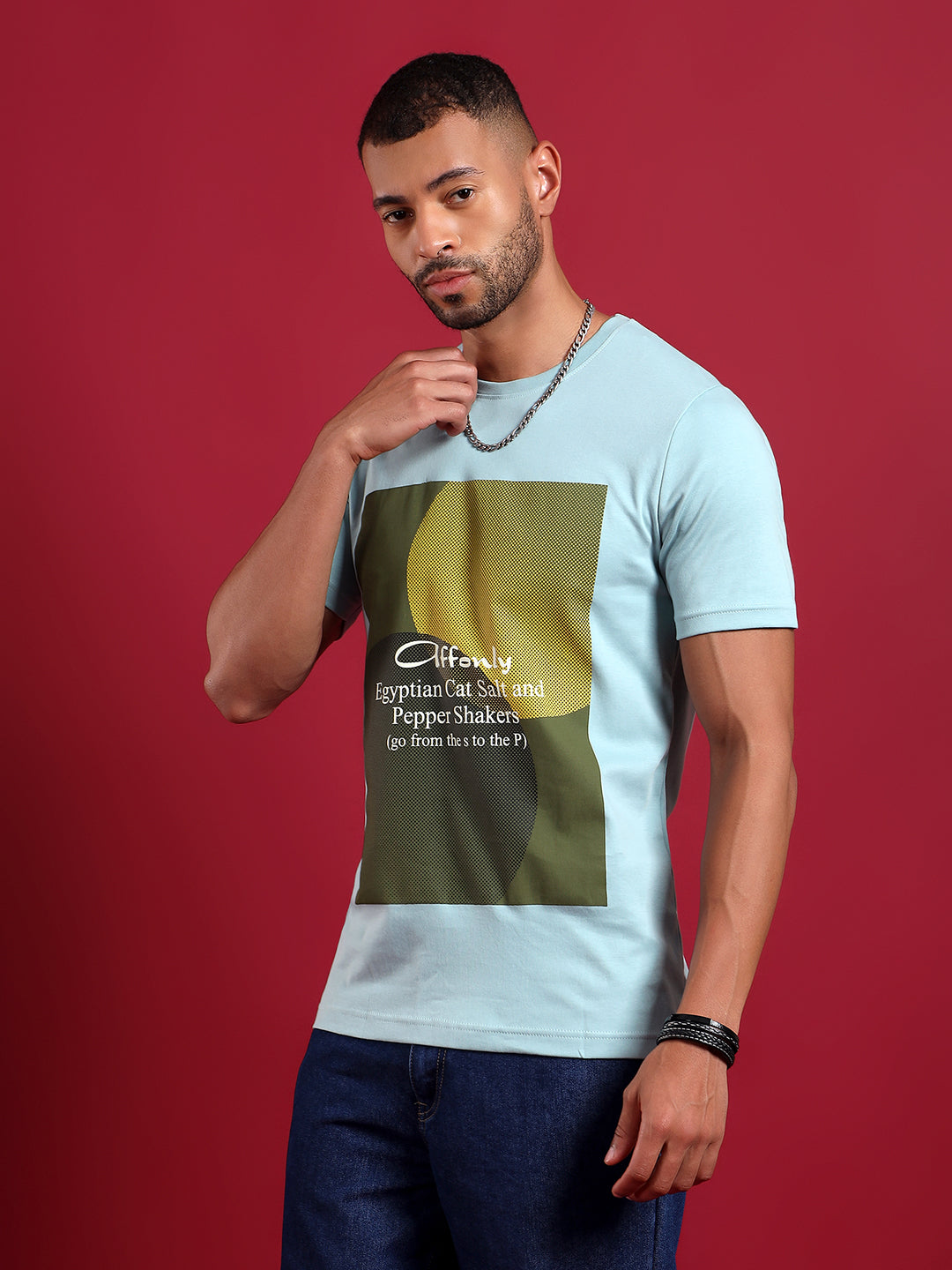 Erigo MechArt Graphic Light Sky Blue T-shirt