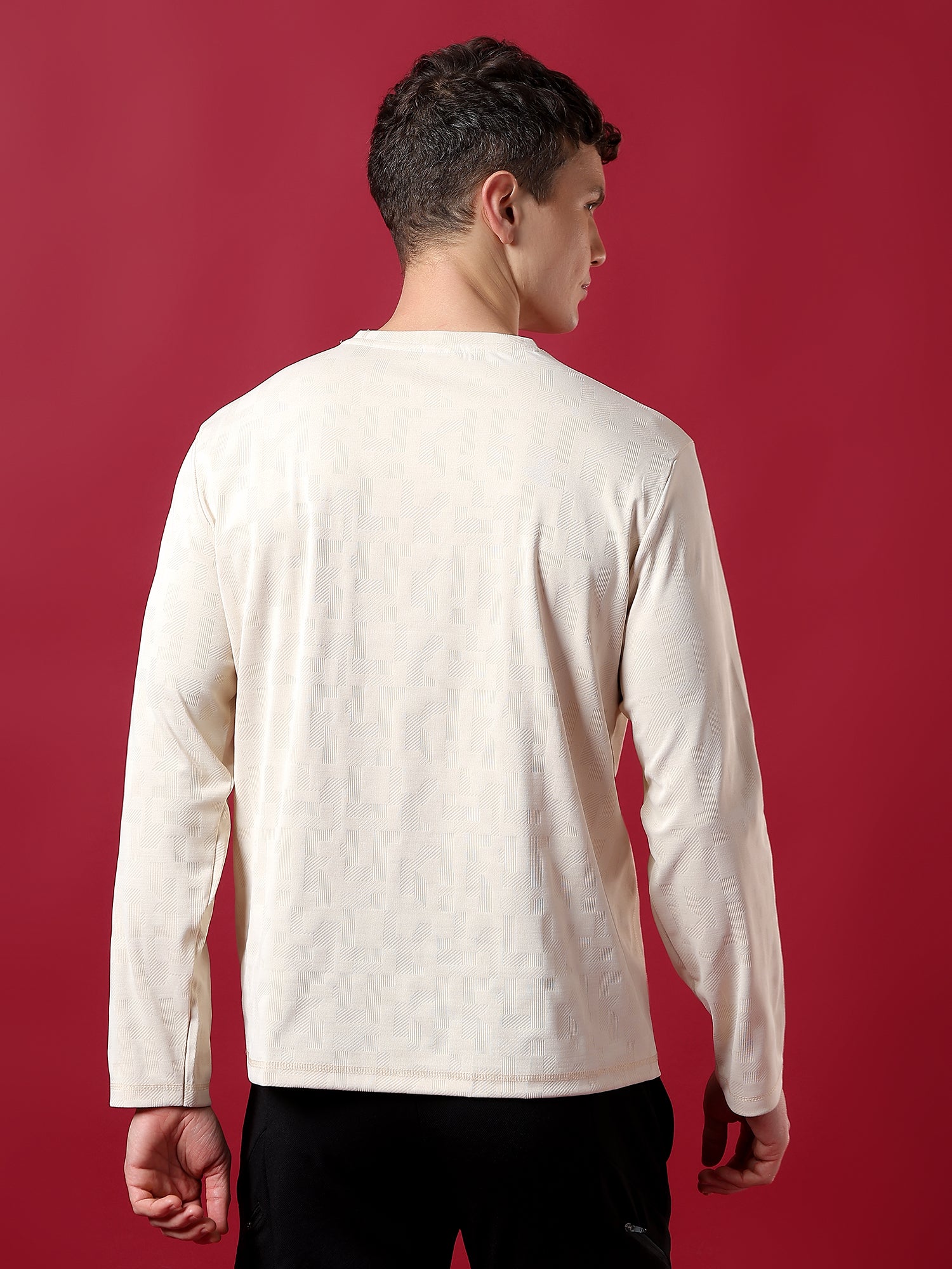ErigoSport Full Sleeve Pale Beige T-shirt
