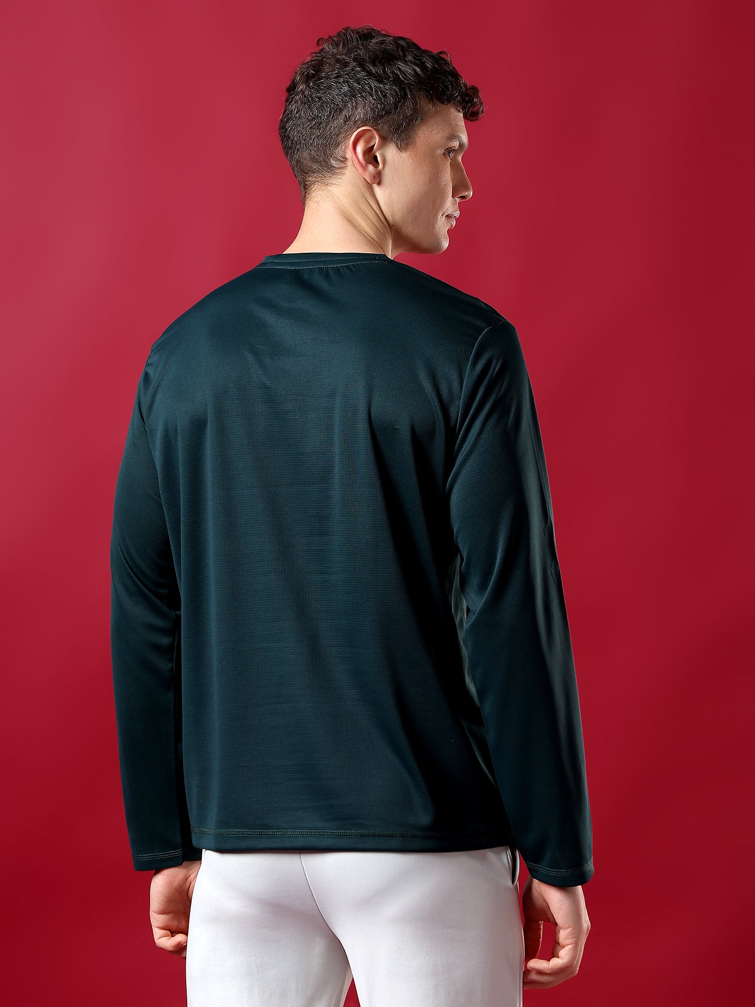 ErigoSport Full Sleeve Tree Green T-shirt