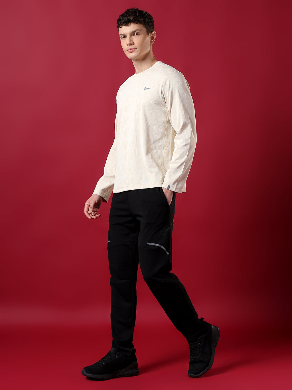 ErigoSport Full Sleeve Pale Beige T-shirt