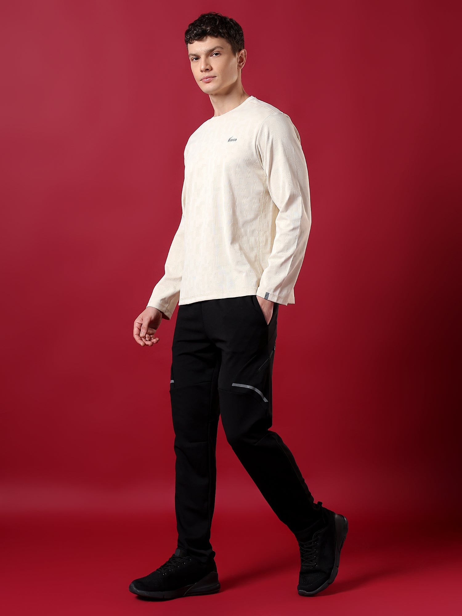 ErigoSport Full Sleeve Pale Beige T-shirt