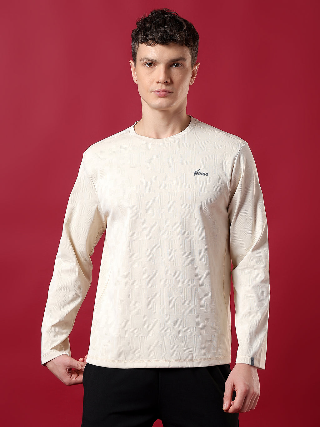 ErigoSport Full Sleeve Pale Beige T-shirt