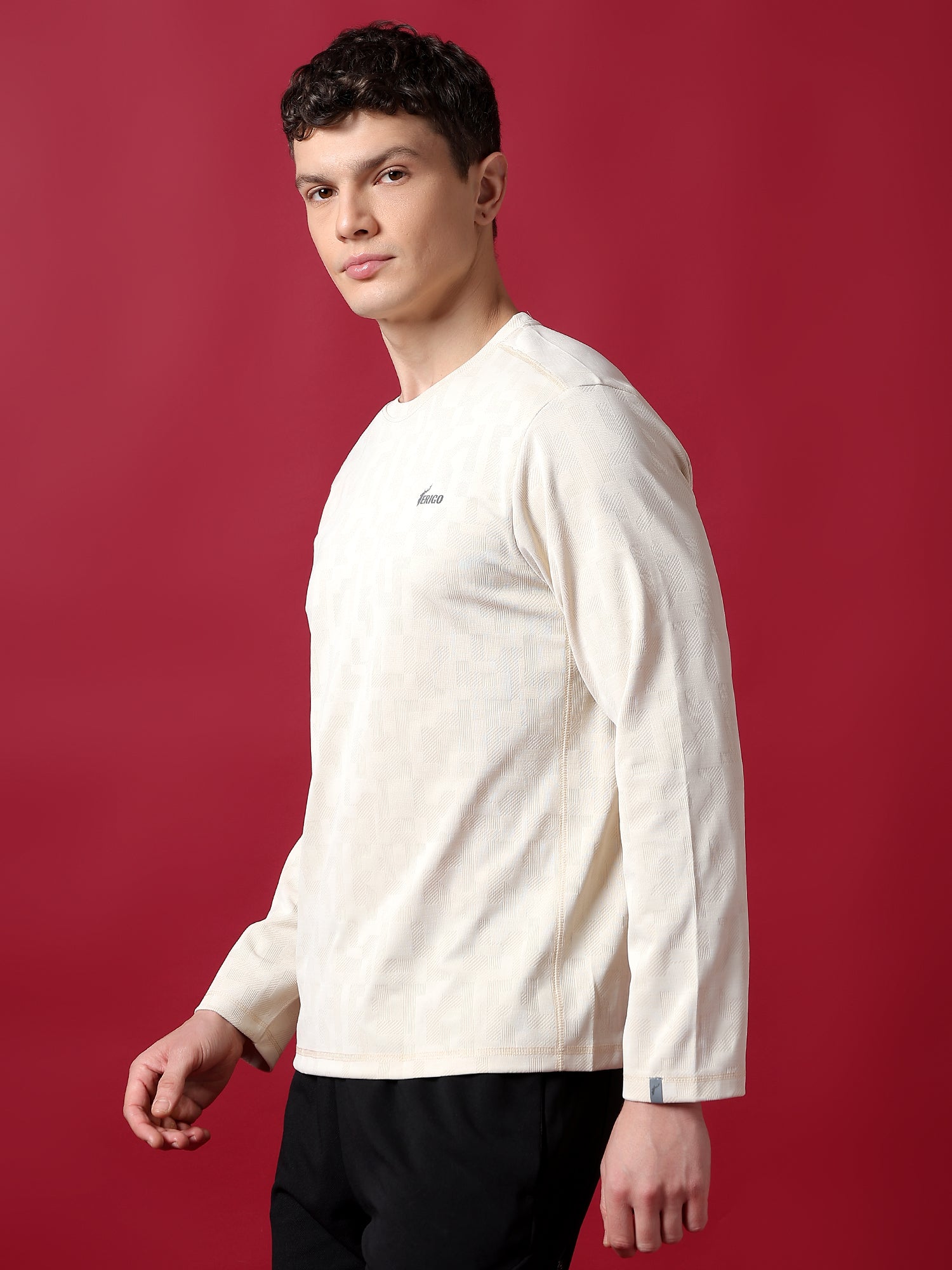 ErigoSport Full Sleeve Pale Beige T-shirt