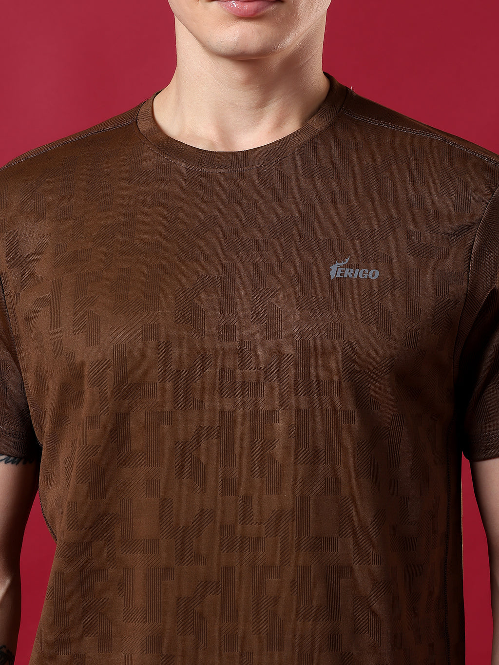 ErigoSport Beige Brown T-shirt