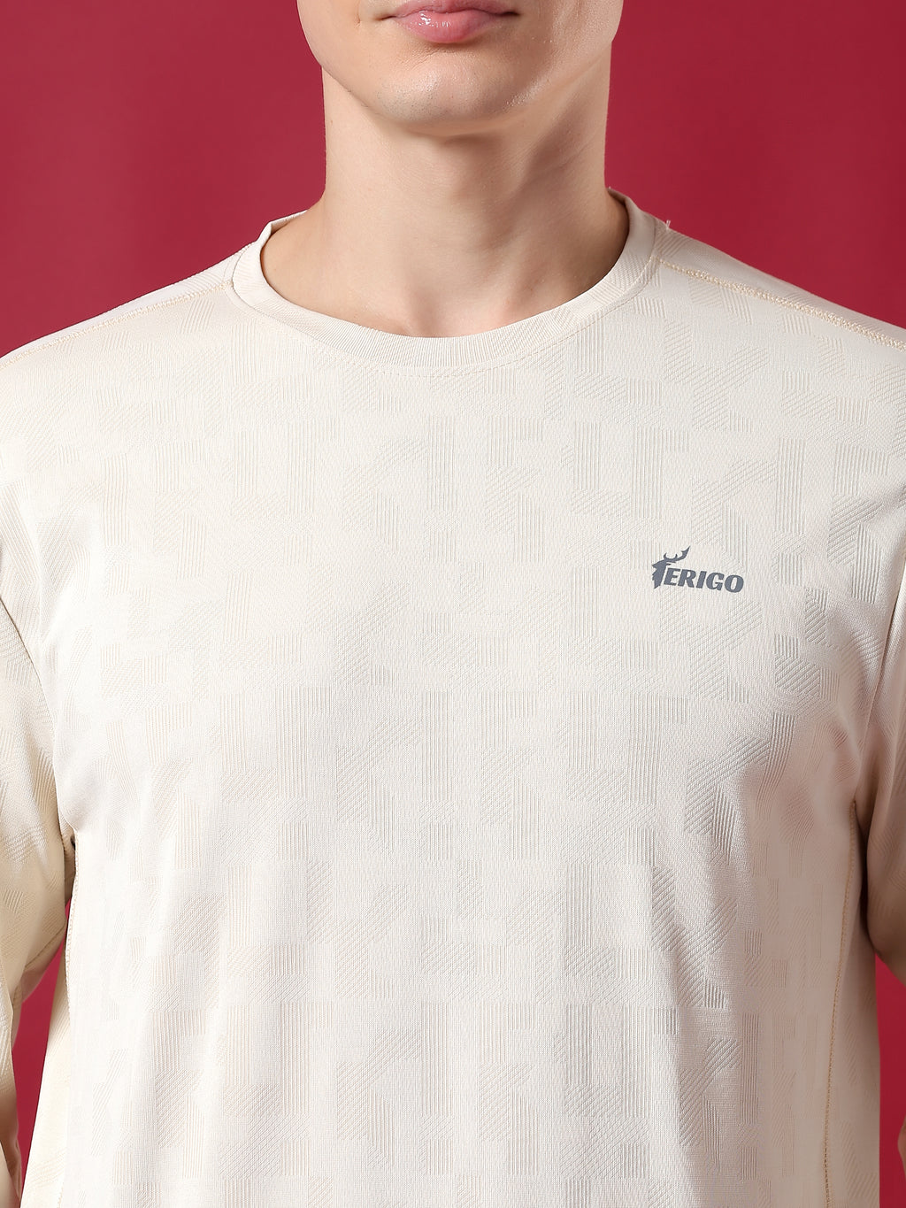 ErigoSport Full Sleeve Pale Beige T-shirt