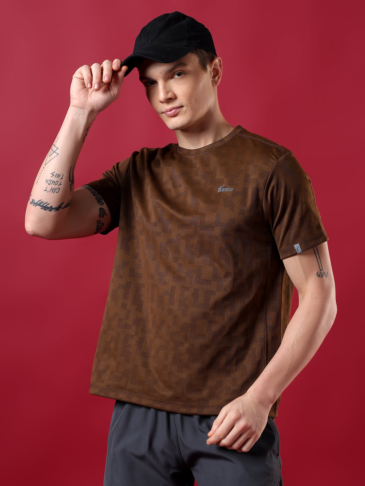 ErigoSport Beige Brown T-shirt