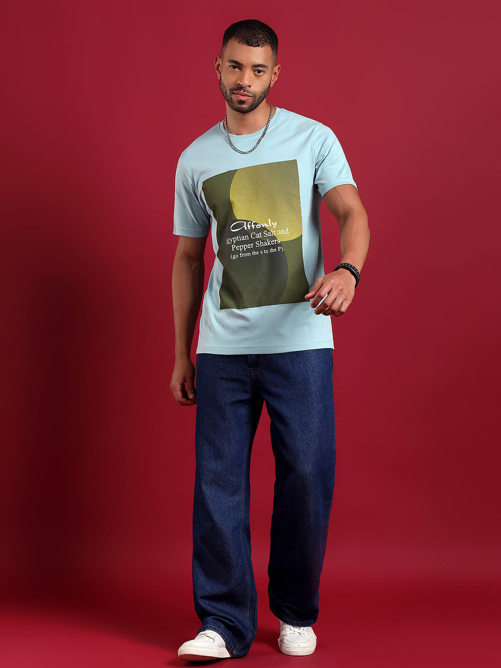 Erigo MechArt Graphic Light Sky Blue T-shirt