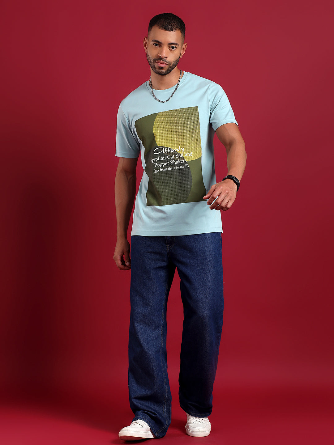 Erigo MechArt Graphic Light Sky Blue T-shirt