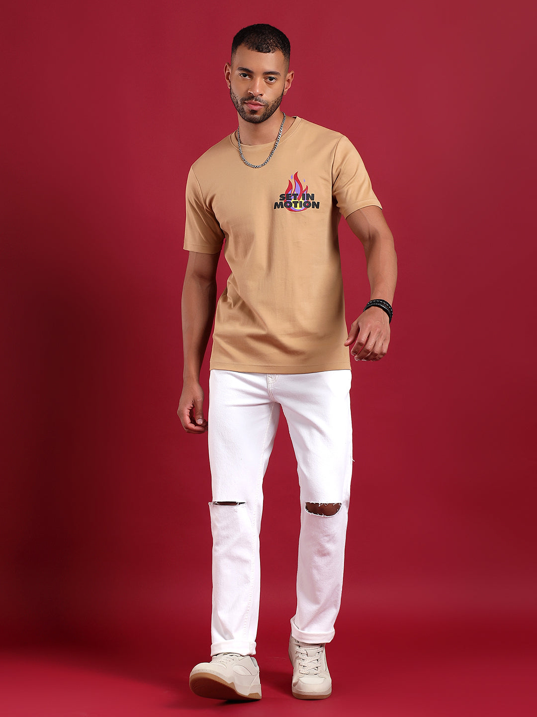Erigo MechArt Graphic Brown T-shirt