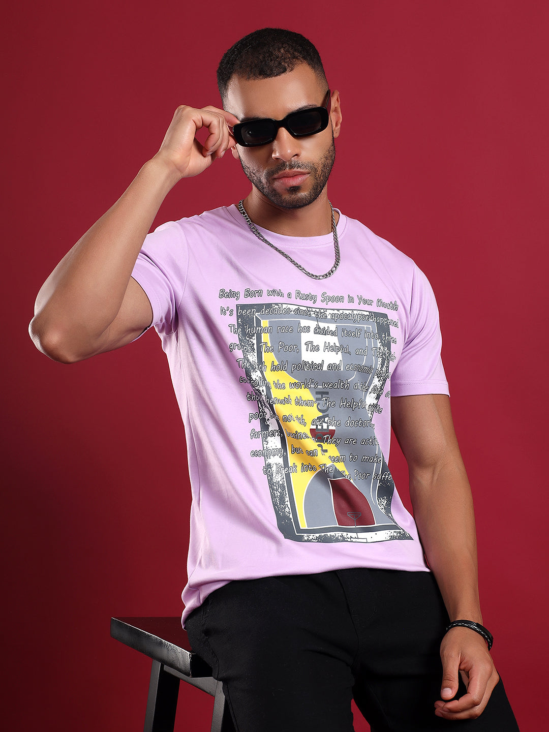 Erigo MechArt Light Purple T-shirt