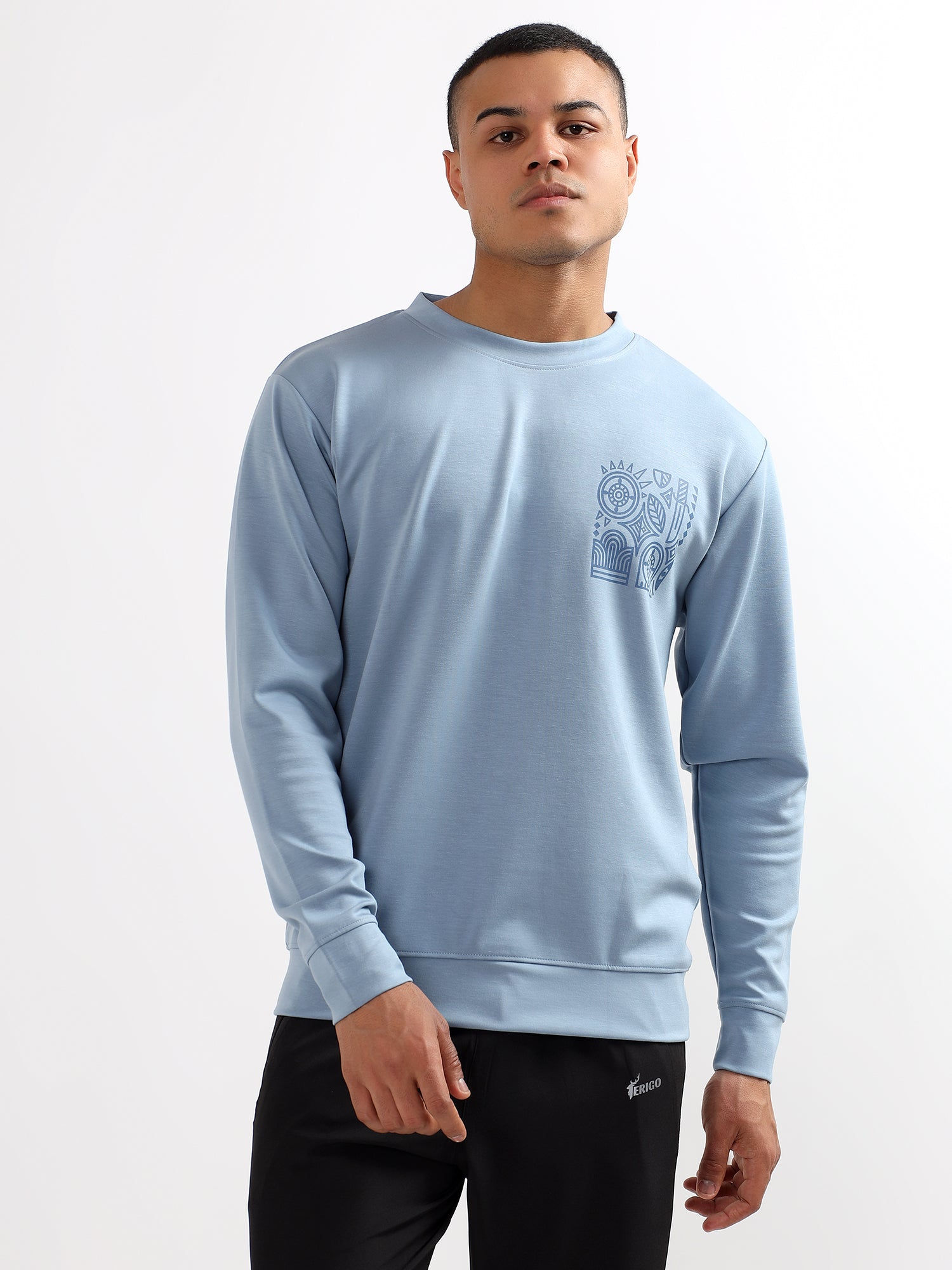 Over Size Pastel blue T-Shirt