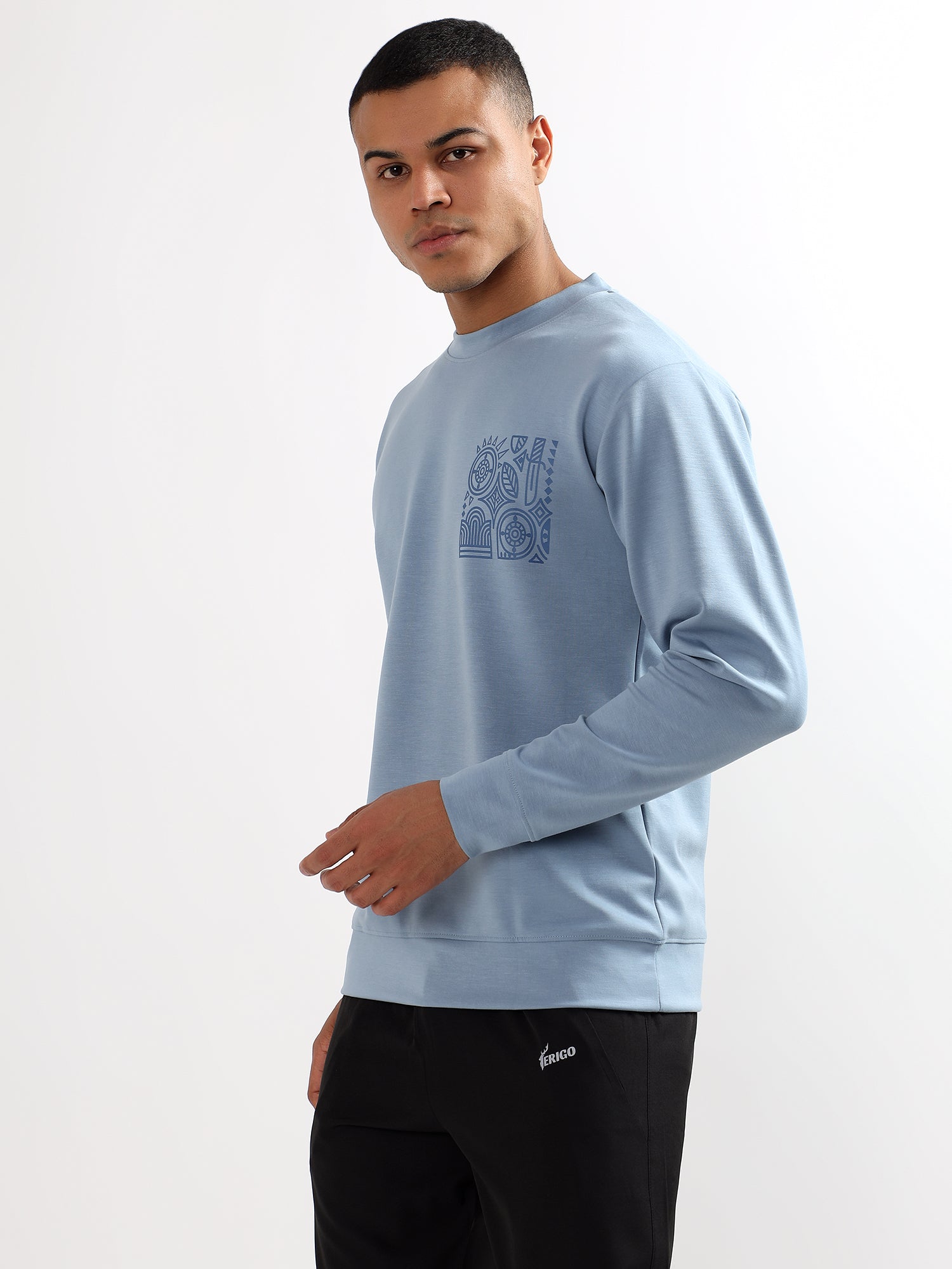 Over Size Pastel blue T-Shirt