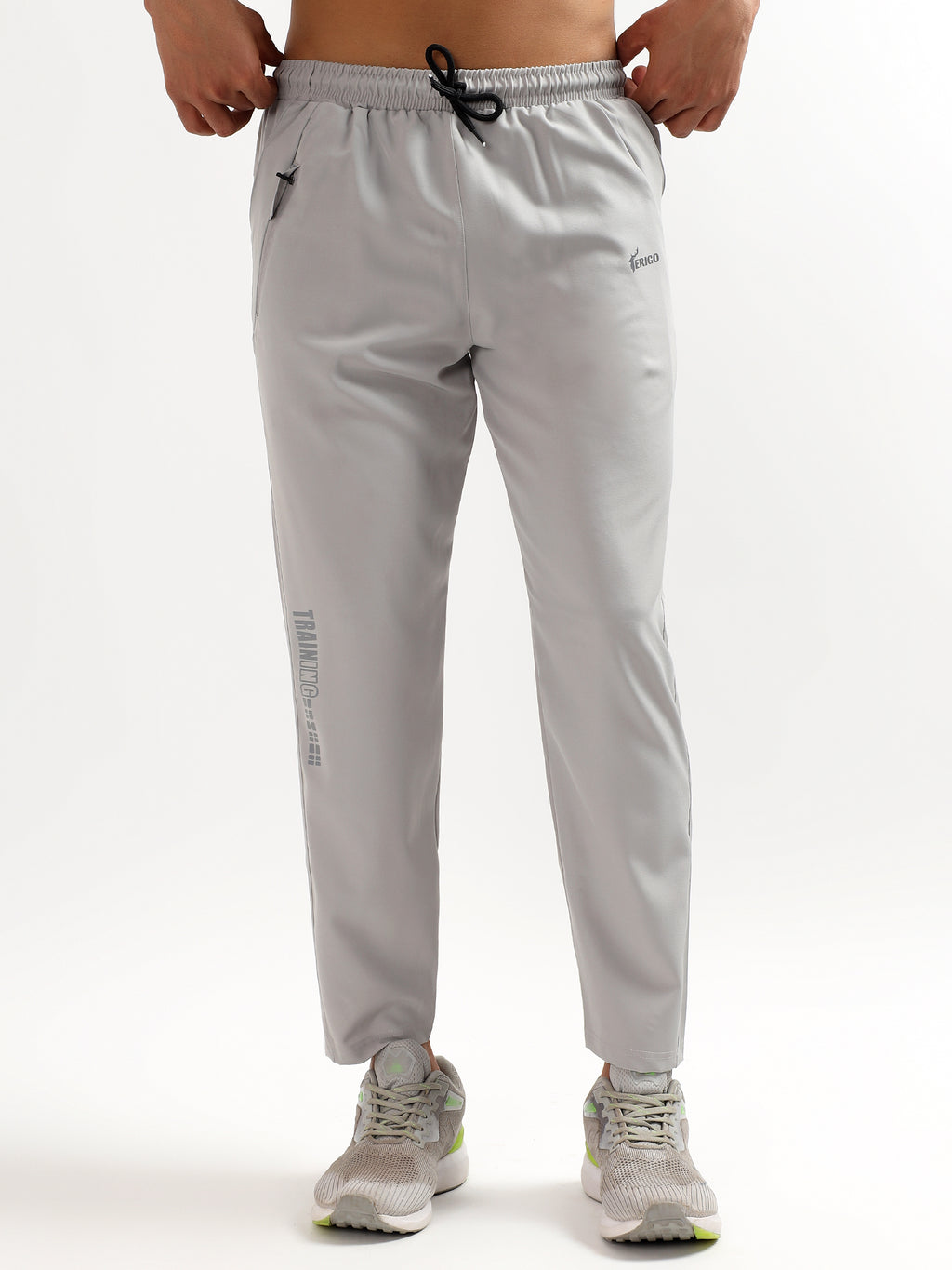 Performance Light Grey Track Pants