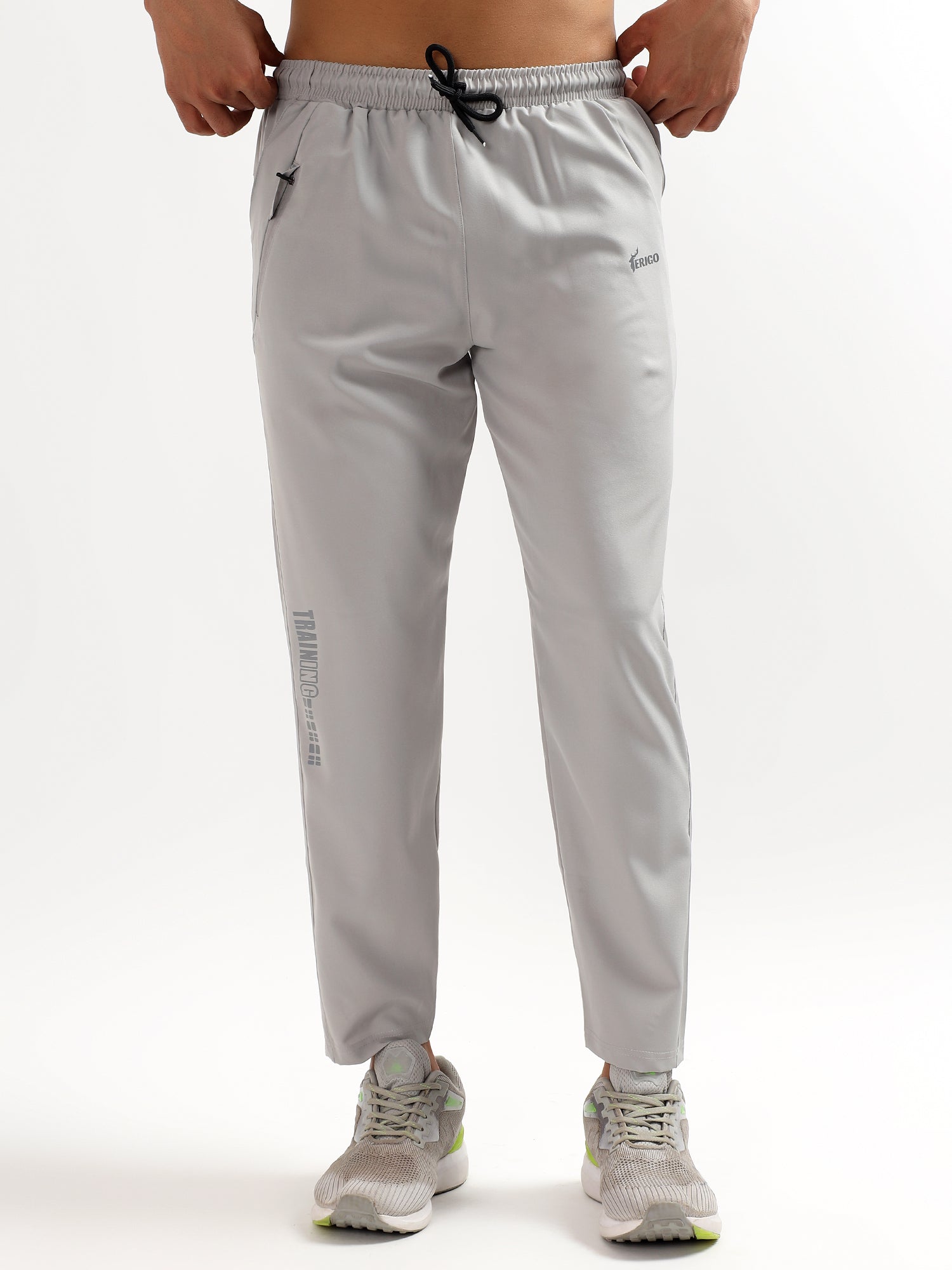 Performance Light Grey Track Pants