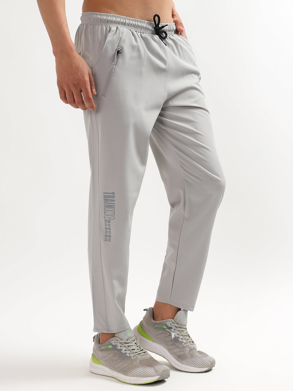 Performance Light Grey Track Pants