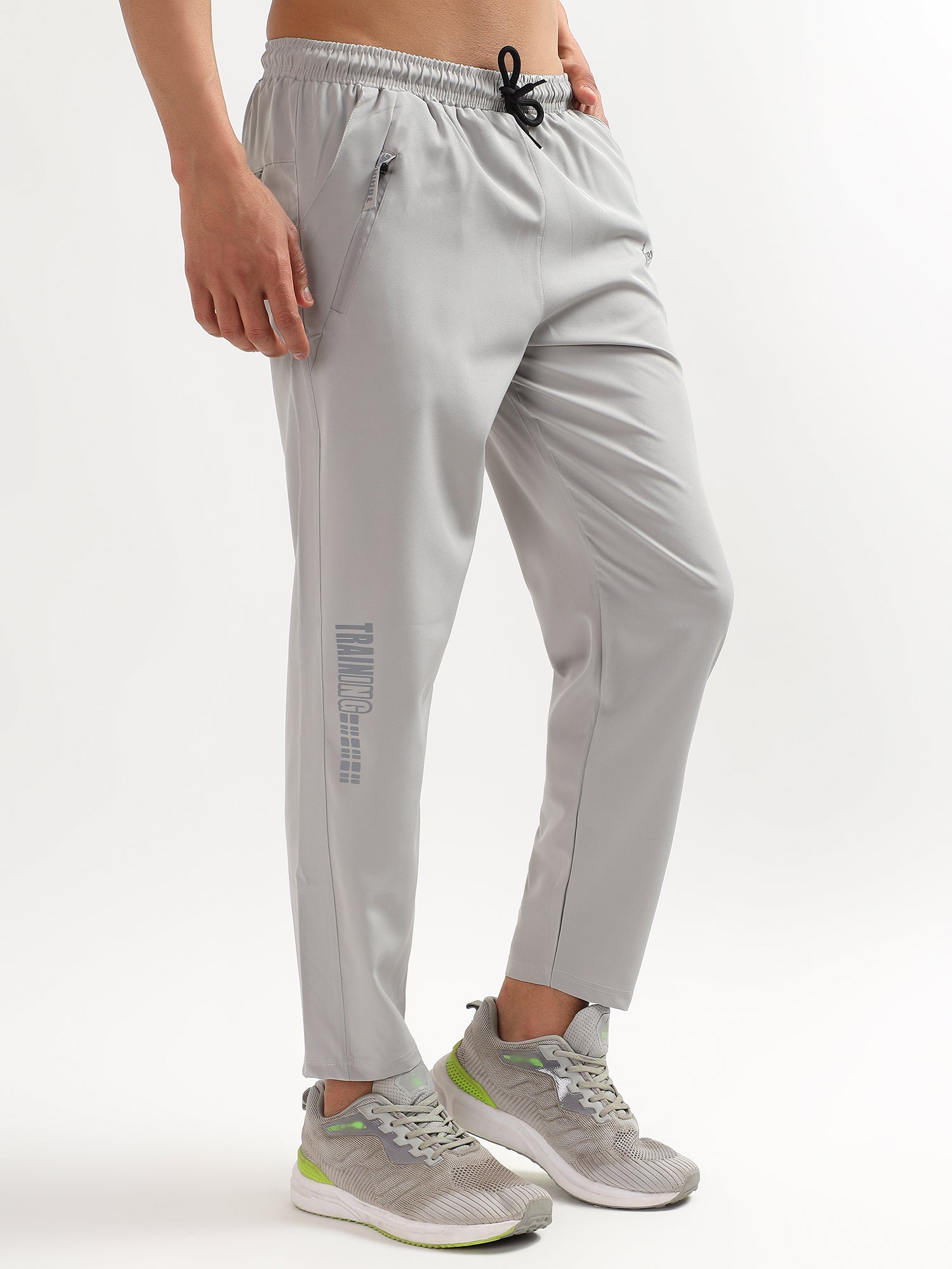 Performance Light Grey Track Pants