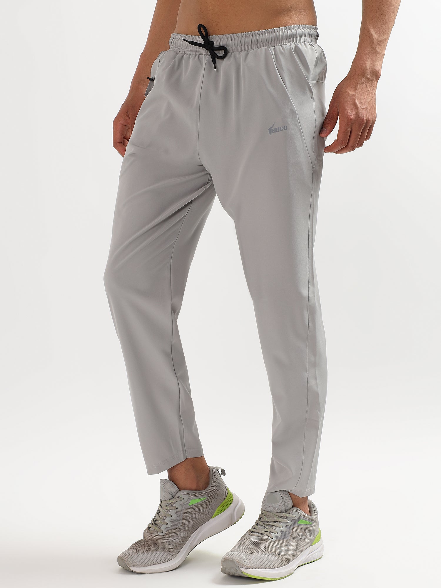 Performance Light Grey Track Pants