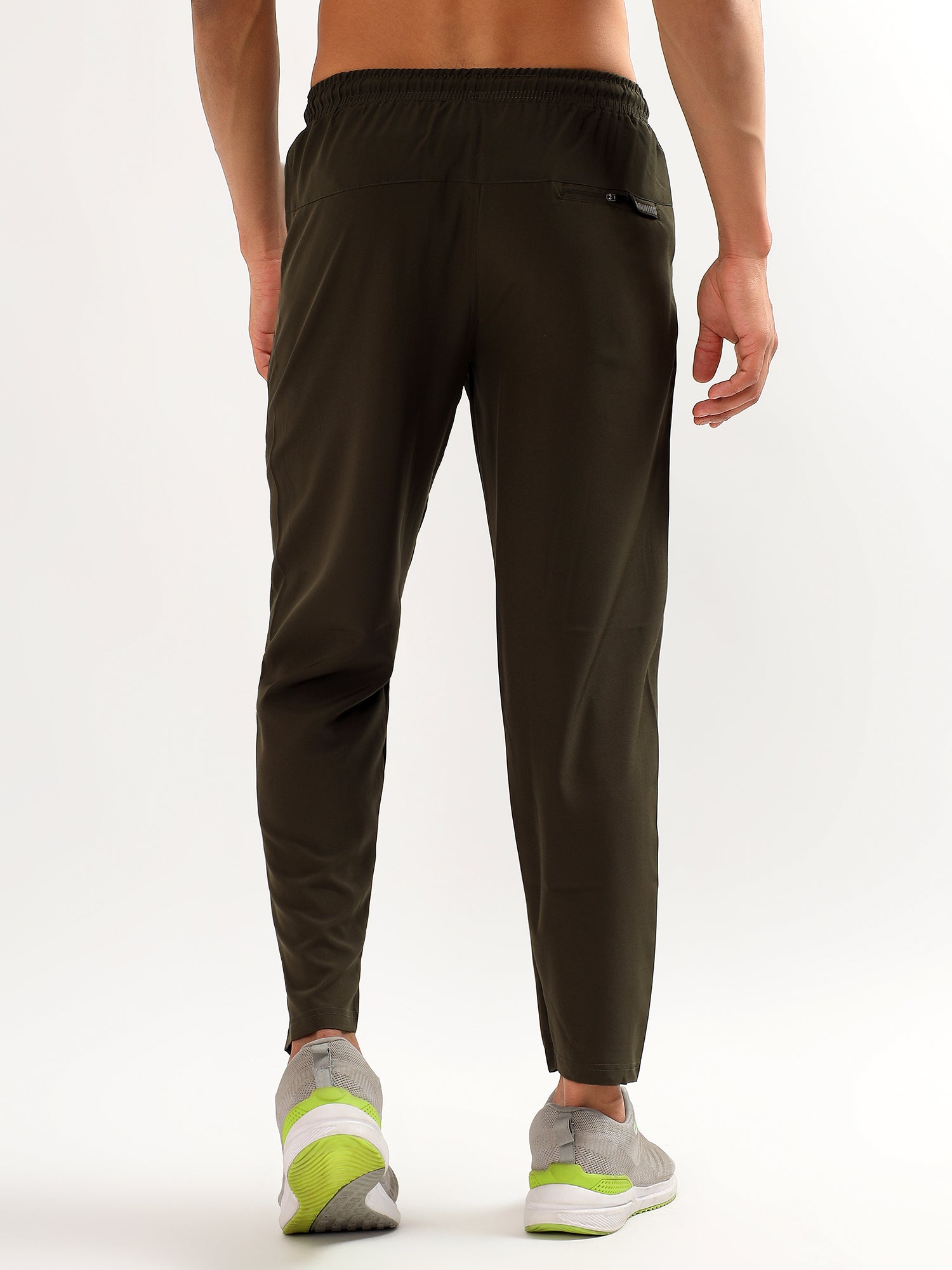 Performance Olive Green Track Pants
