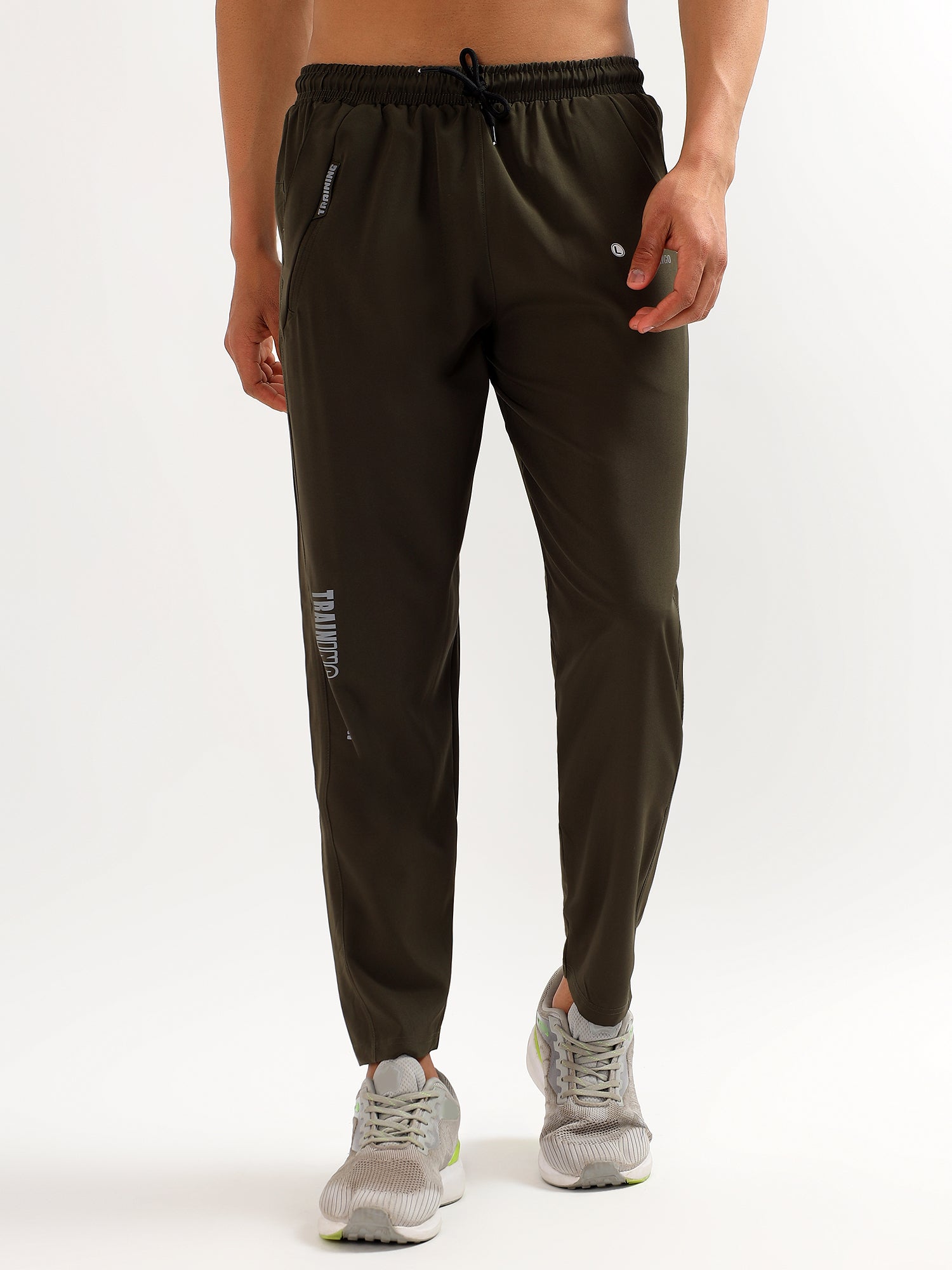 Performance Olive Green Track Pants