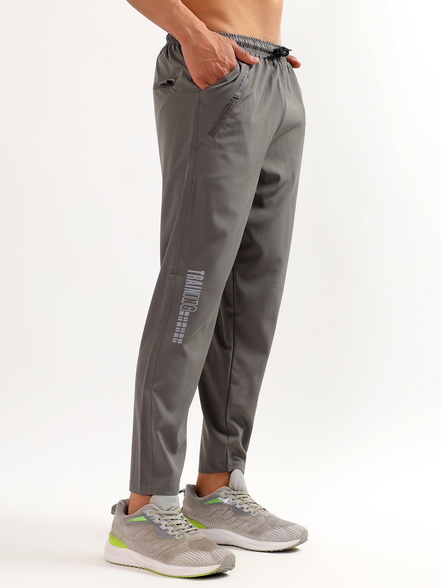 Performance Grey Track Pants