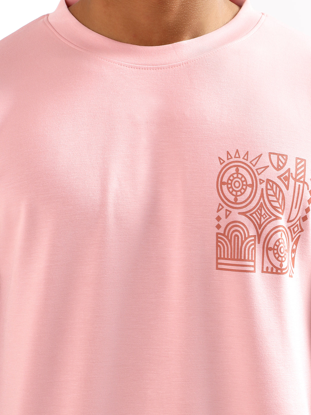 Over Size   Pink T-Shirt