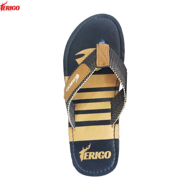 ERIGO Ferro Men's Flip Flops Sandals, Black, Size M - Image 4